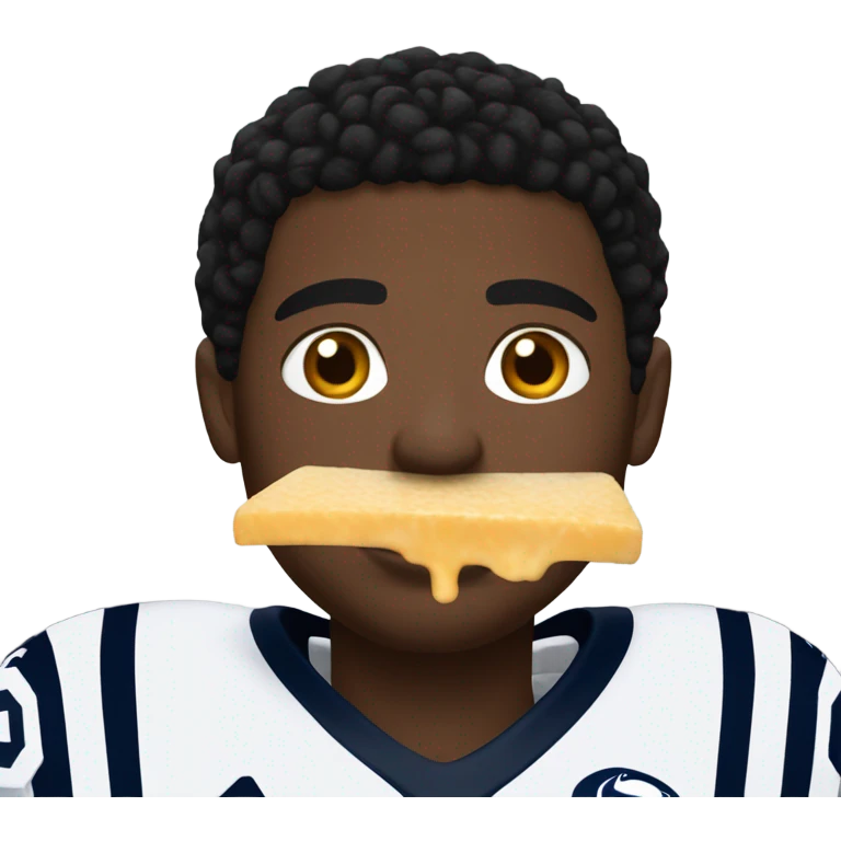 Penn state player with soup emoji