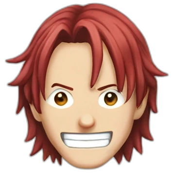 One piece shanks emoji