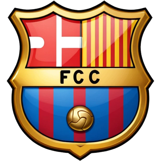 Barcelona FC значок команды emoji