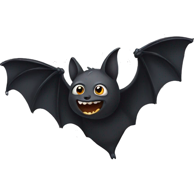 bat flying emoji