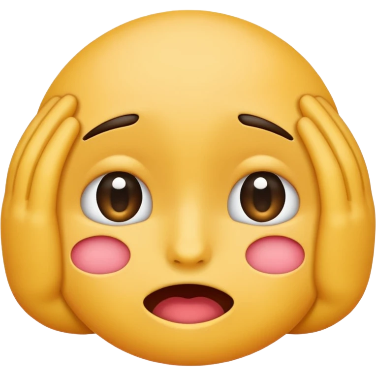 Shy and hiding emoji emoji