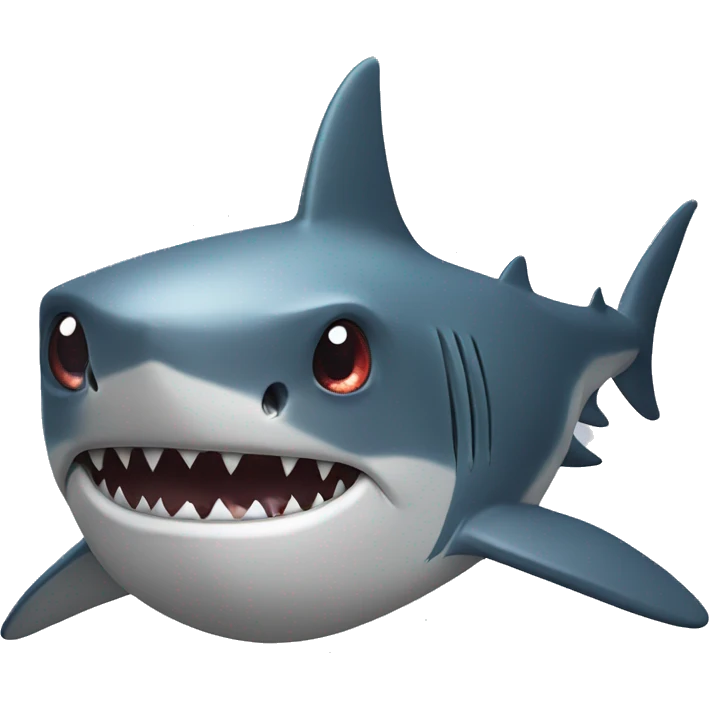 Shark with a estrella in the eyes  emoji