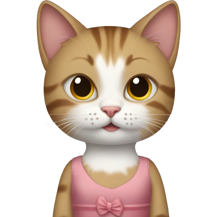cat in dress emoji