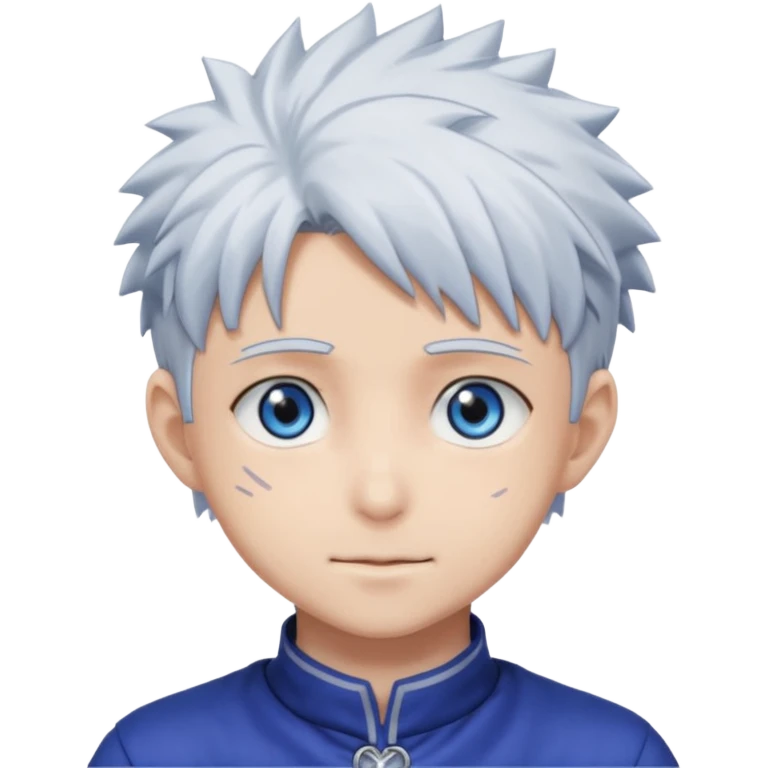 كيلوا زولديك من انمي هنتر يخرج من عيونه قلوب باسلوب انمي emoji