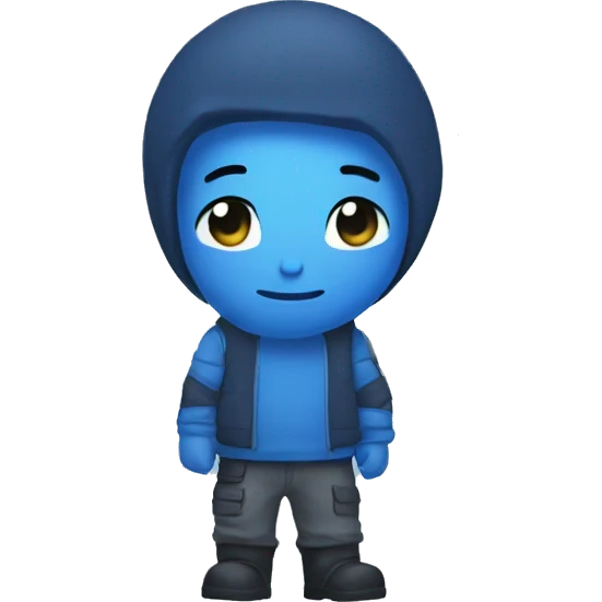 among us blue crewmate emoji