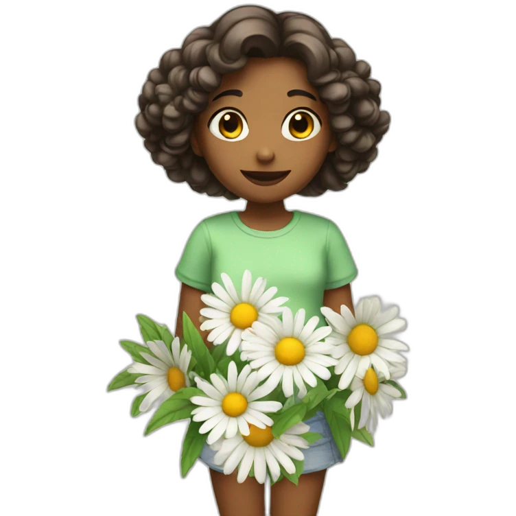 daisy-girl emoji