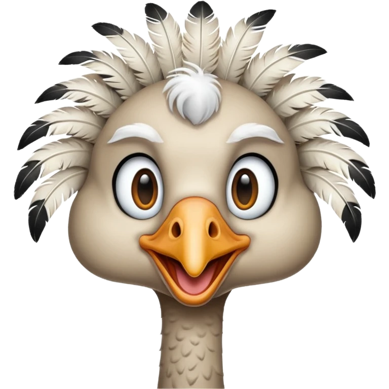 Je voudrais un emoji d'une autruche merci emoji