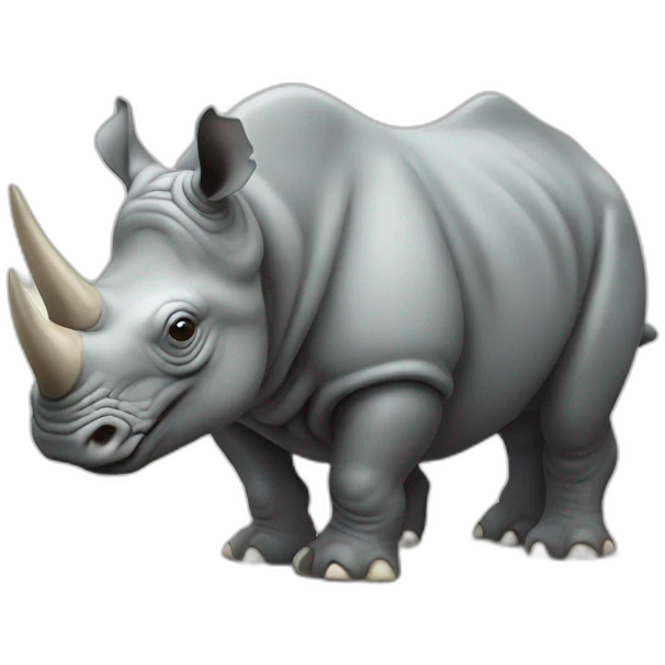 Rhino-Triceratops emoji