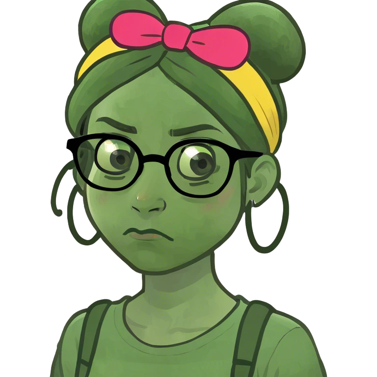 Disgusted ginger girl  emoji