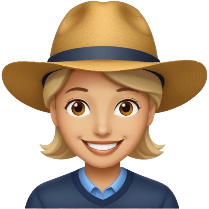 emoji tilting hat emoji