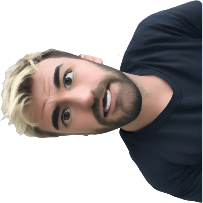 mysterious man striking a pose emoji