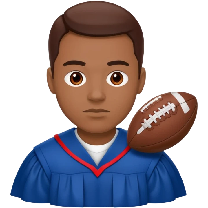 judge american football blue (#00A3E0) and red (#F9423A) emoji