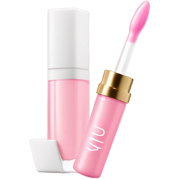 Light pink lip oil emoji