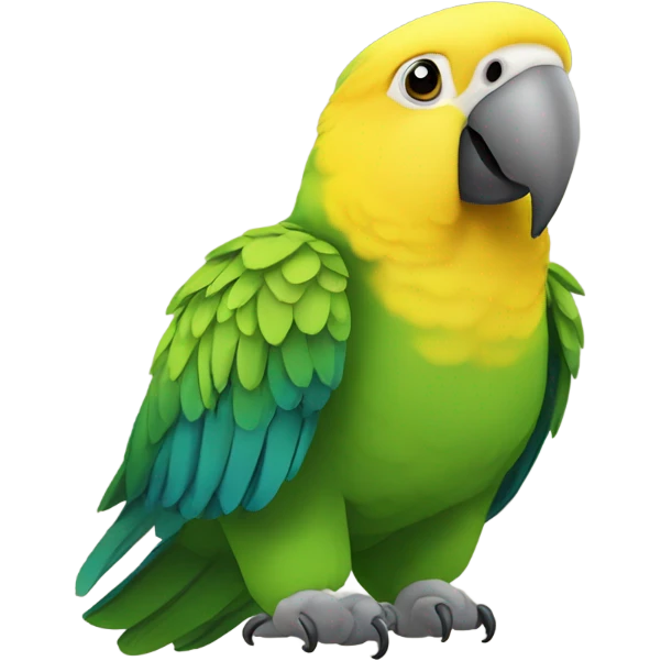 double yellow headed amazon parrot emoji
