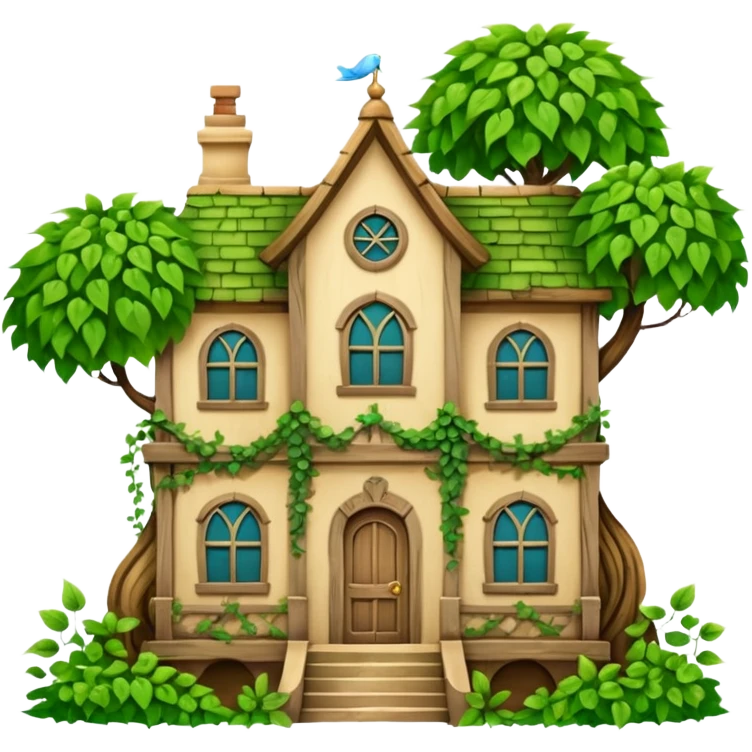 the old house from cinderella emoji