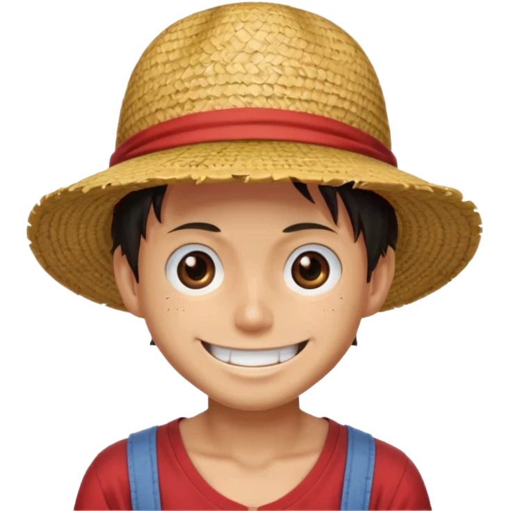 Straw hat luffy emoji