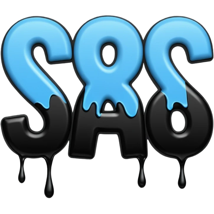 Words that say "Squad Wipe" in drippy letters  emoji