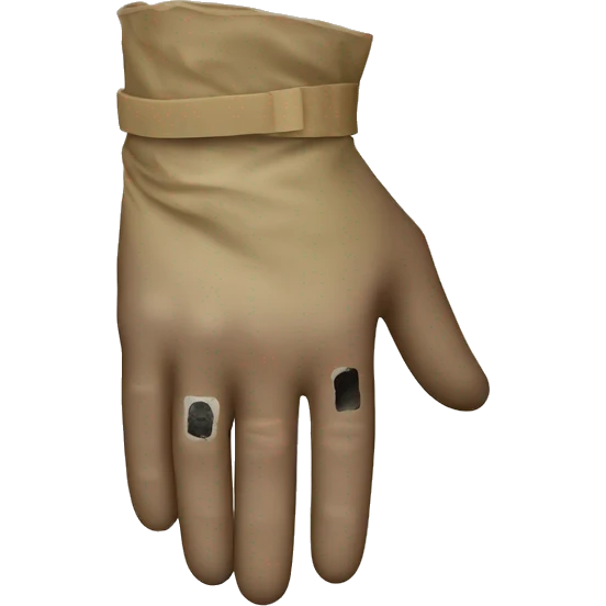 wounded ww1 soldier bandaged hand emoji