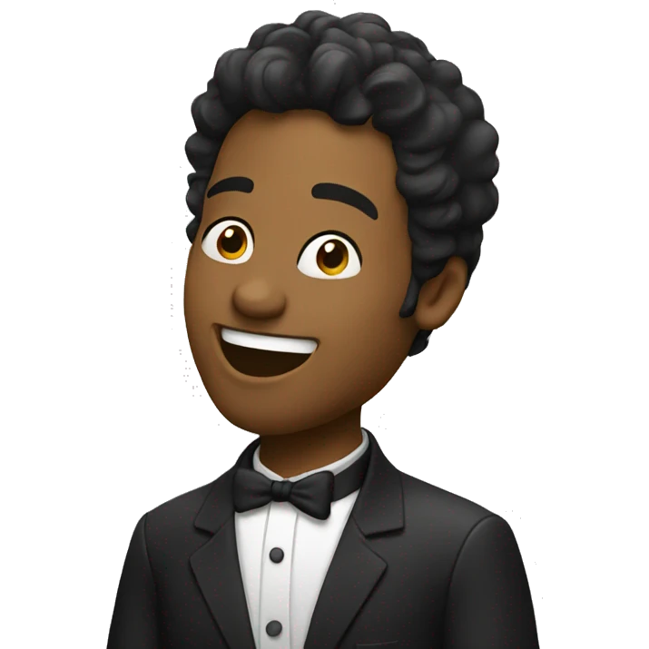 Happy musician emoji