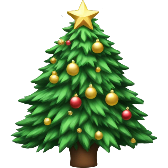 Aesthetic cost Christmas tree emoji
