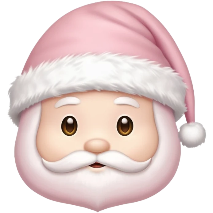 Pale pink Santa hat  emoji