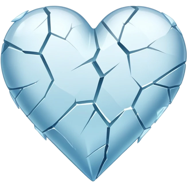 Cold heart emoji