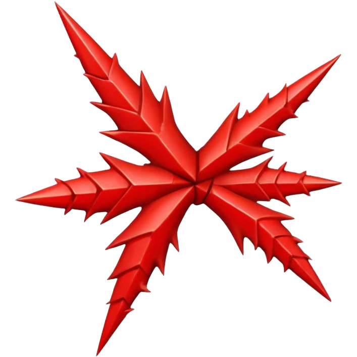 red thorn emoji