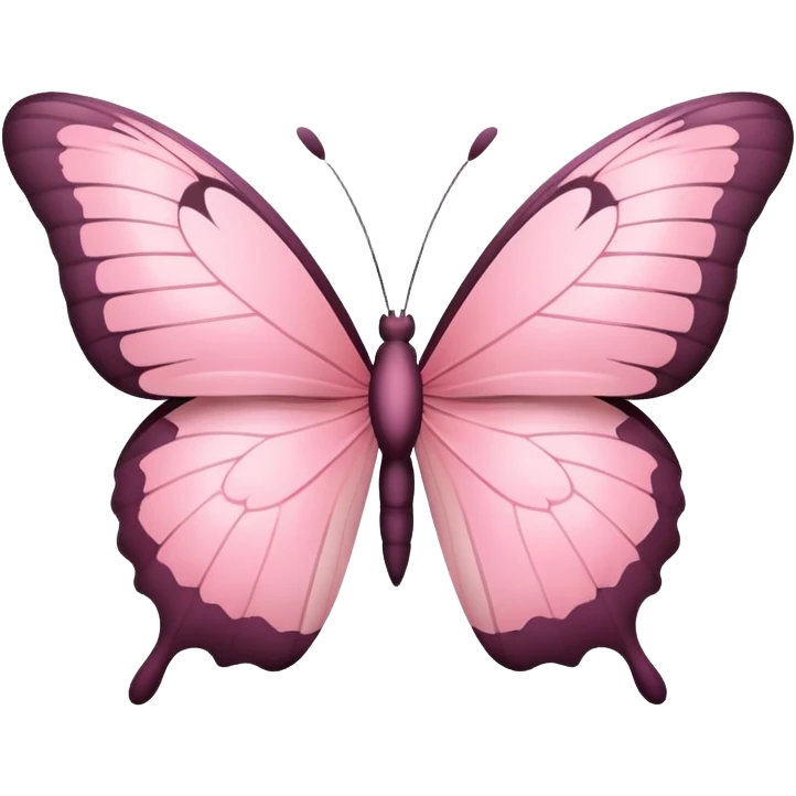 pink butterfly emoji with this color palette #ee86b6 emoji