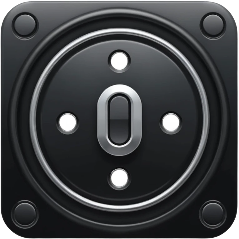 switch on engine button in black emoji