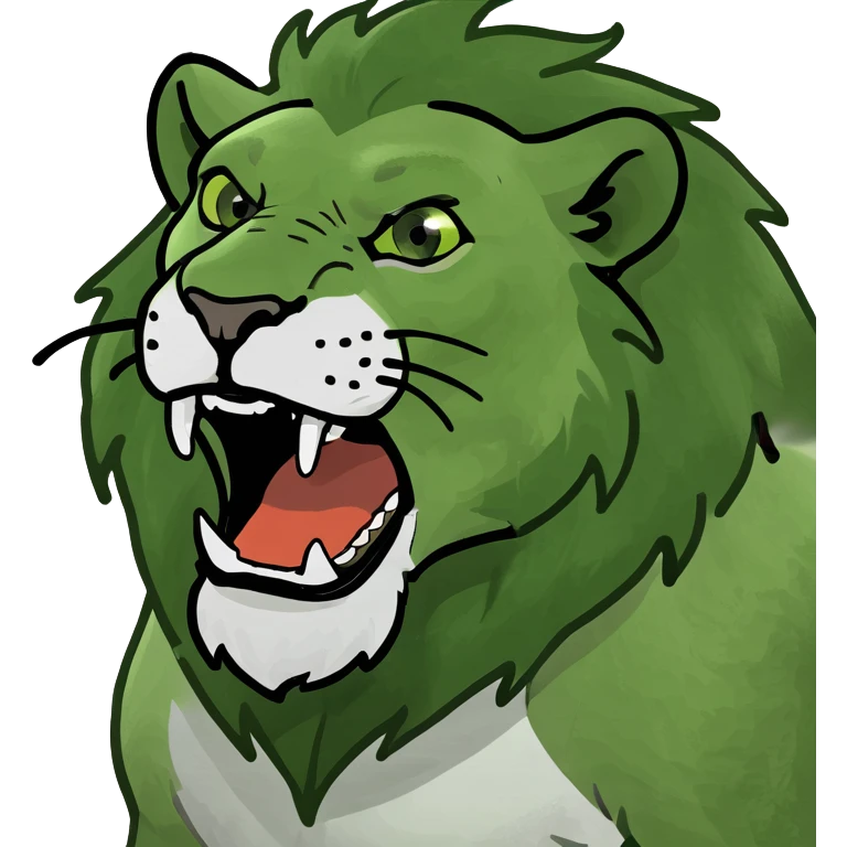 roaring lion emoji