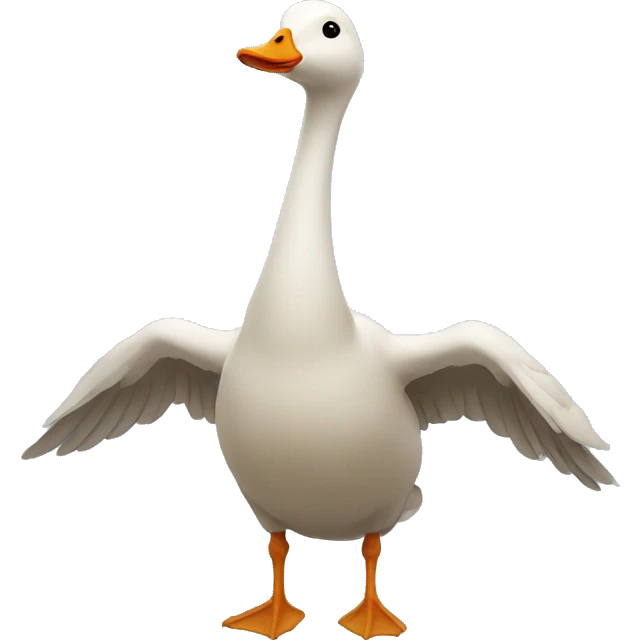 grateful goose pray emoji