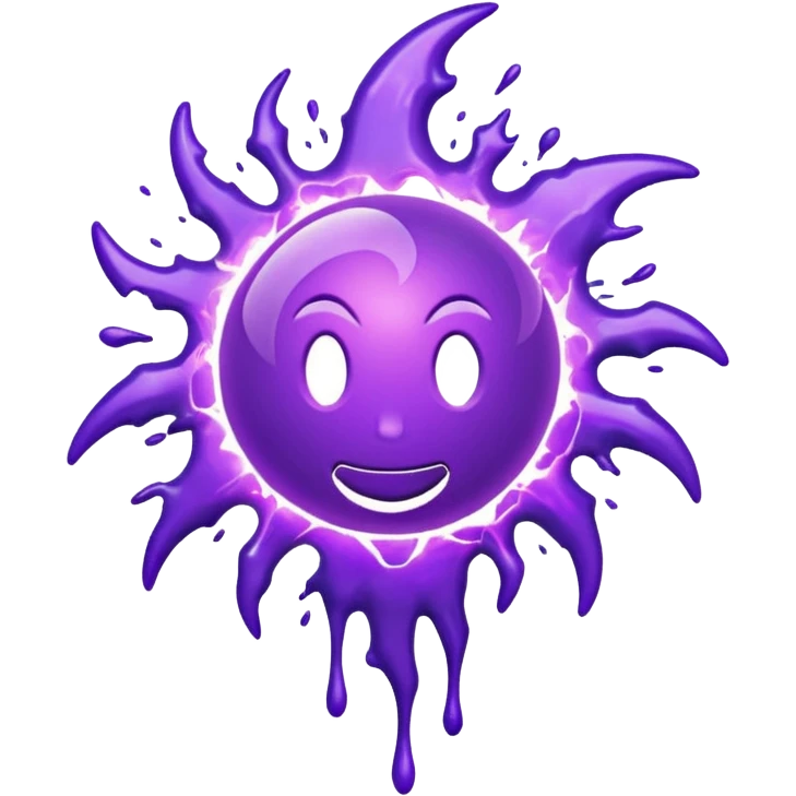 purple plasma splatter emoji
