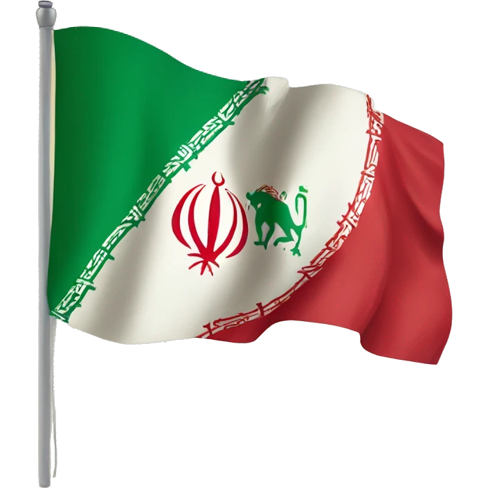 flag of iran with lionand sun emoji