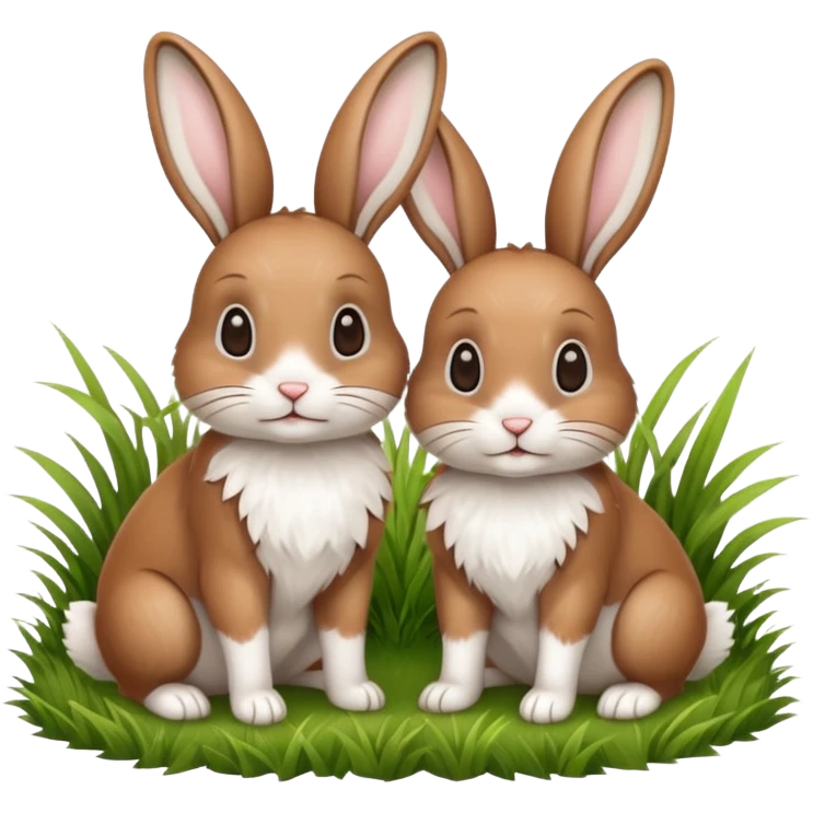 2 rabbits mating emoji