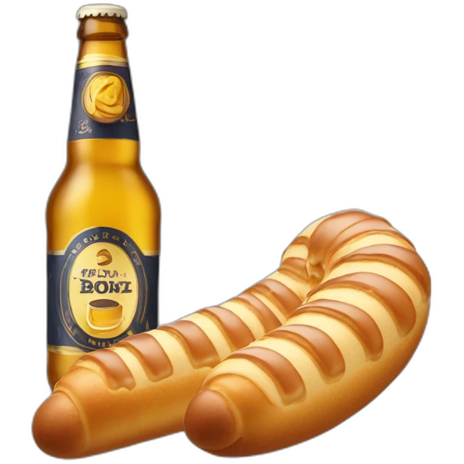 Buzz l'éclair qui boit une bière emoji