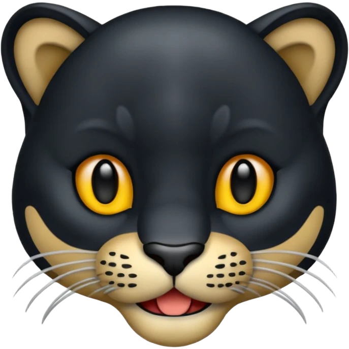 Emoji panthère noir entière  emoji