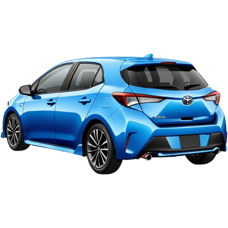 2016 Toyota Corolla Hatchback in blue emoji