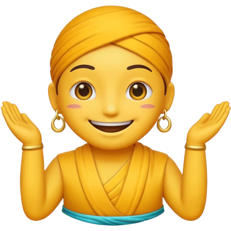 Namaste emoji sticker emoji