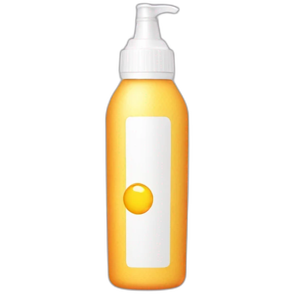 Sunscreen bottle emoji