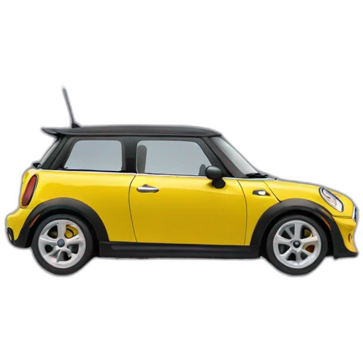 yellow mini cooper emoji