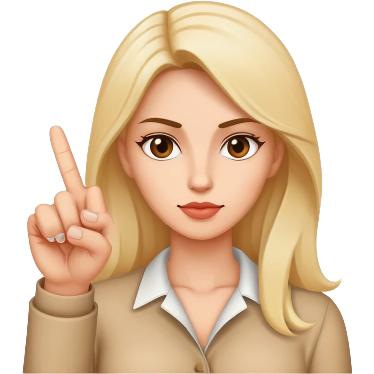 Lady sticking the middle finger  emoji