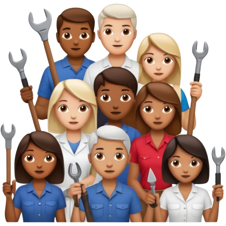 People Holding Tools emoji