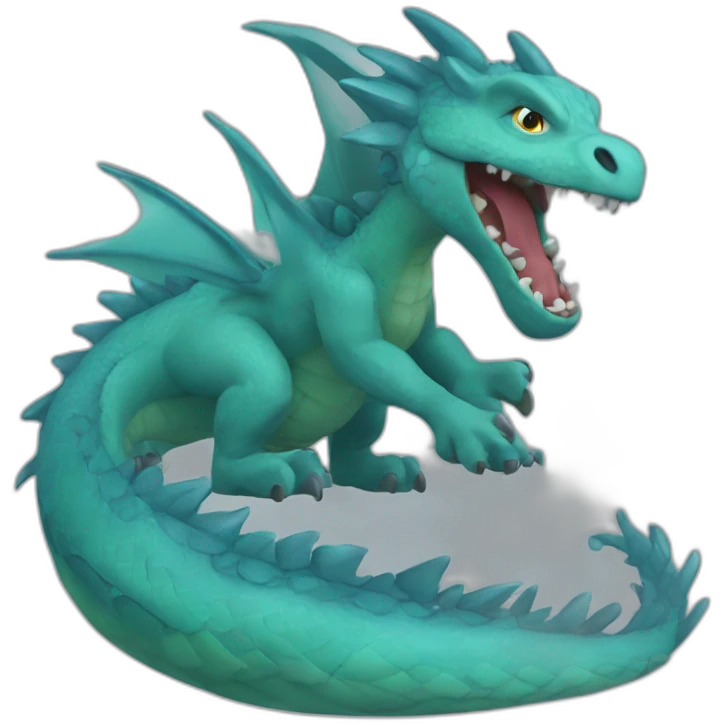 Gragon azul emoji