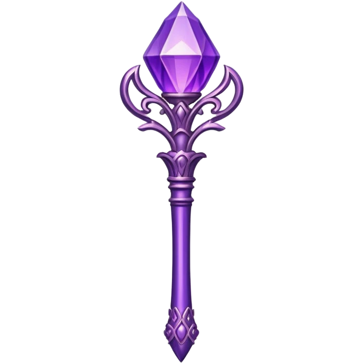purple scepter emoji
