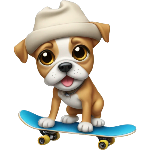 Frenchy with skate emoji