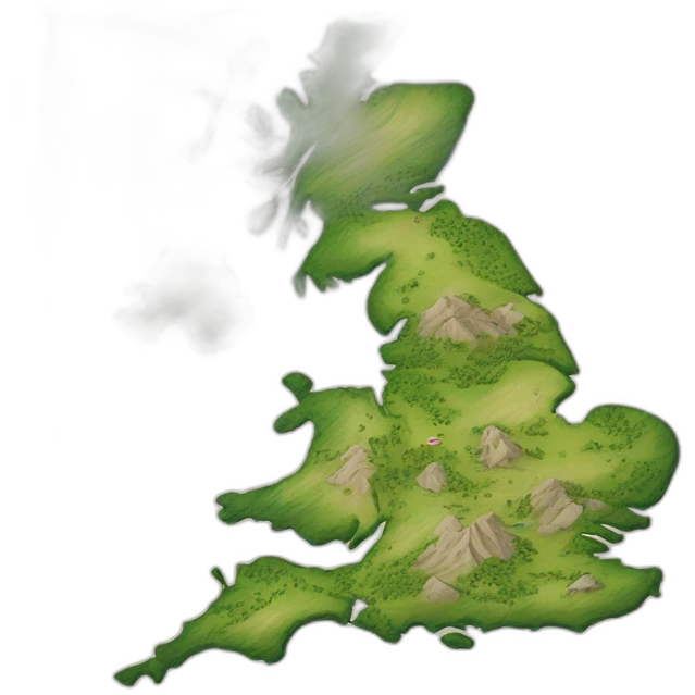 Map of the england emoji