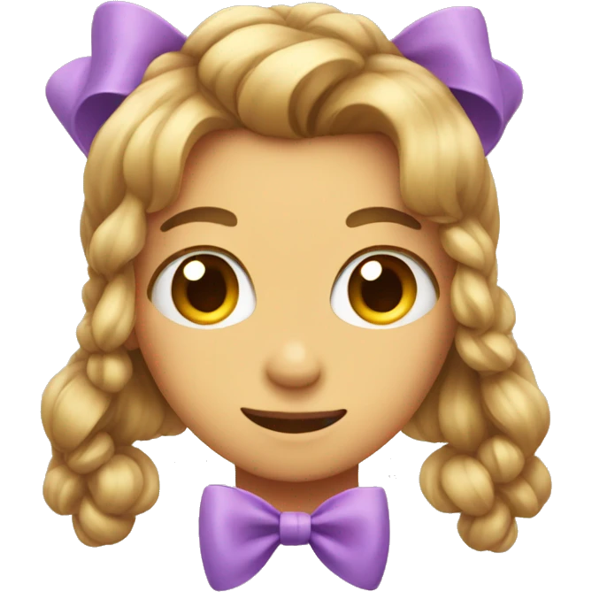 Cute bow  emoji