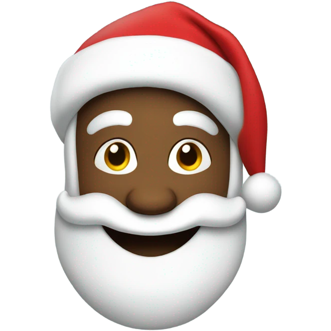 Santa tickling emoji