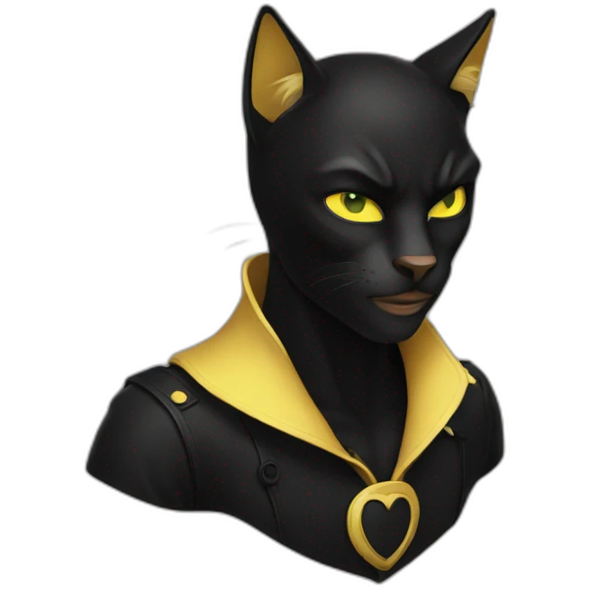 Chat noir emoji