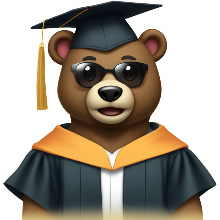 Kanye West graduation bear emoji